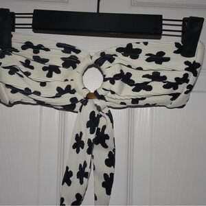 Kulani Kinis patterned bandeau bikini